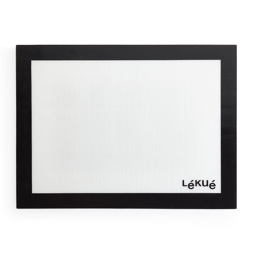 Lékué Backmatte 60 × 40 cm, Silikon, Schwarz/Weiss