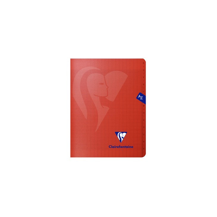 Clairefontaine Notizbuch – 170 × 220 mm – 96 Seiten – 90 g/m² – gebunden, Polypro-Cover, mehrfarbig