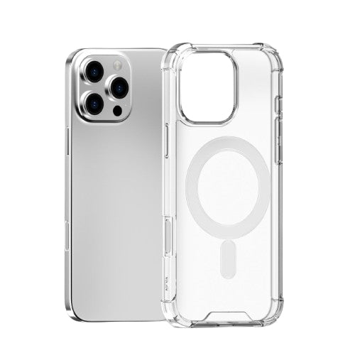 4smarts Hybrid Case Ibiza – Backcover – für Apple iPhone 16 Pro Max, PC+TPU, Transparent, bis 1,2 m sturzsicher