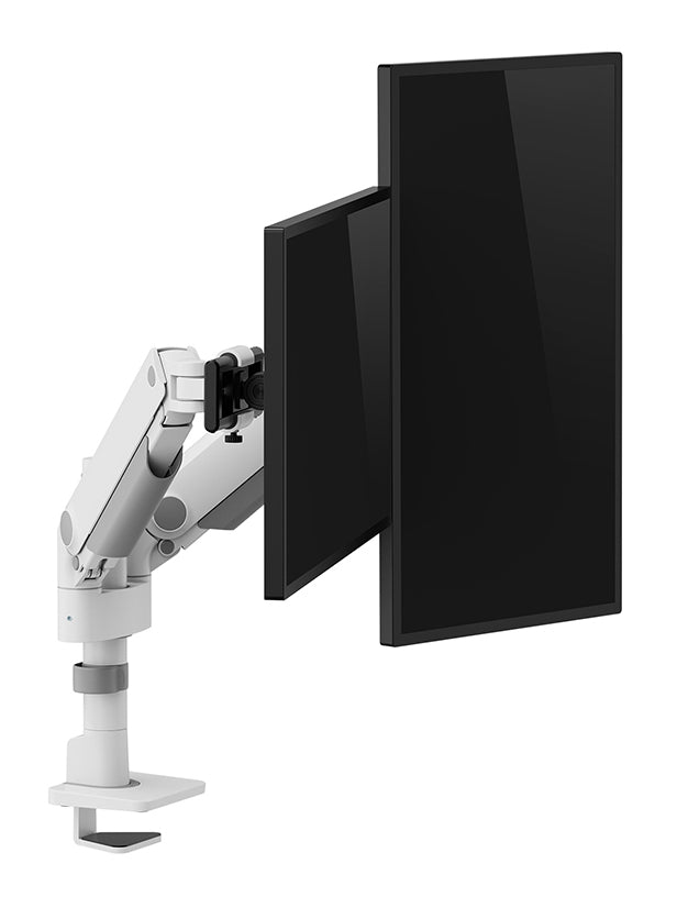 Neomounts DS65S-950Wh2 Full Motion Dual – Monitorarm, Dual, Tischklemme, bis 34", VESA 75 × 75/100 × 100 mm