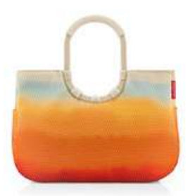 Reisenthel Stofftasche, Polyester, Motiv Mesh Tropical, 460×345×250 mm