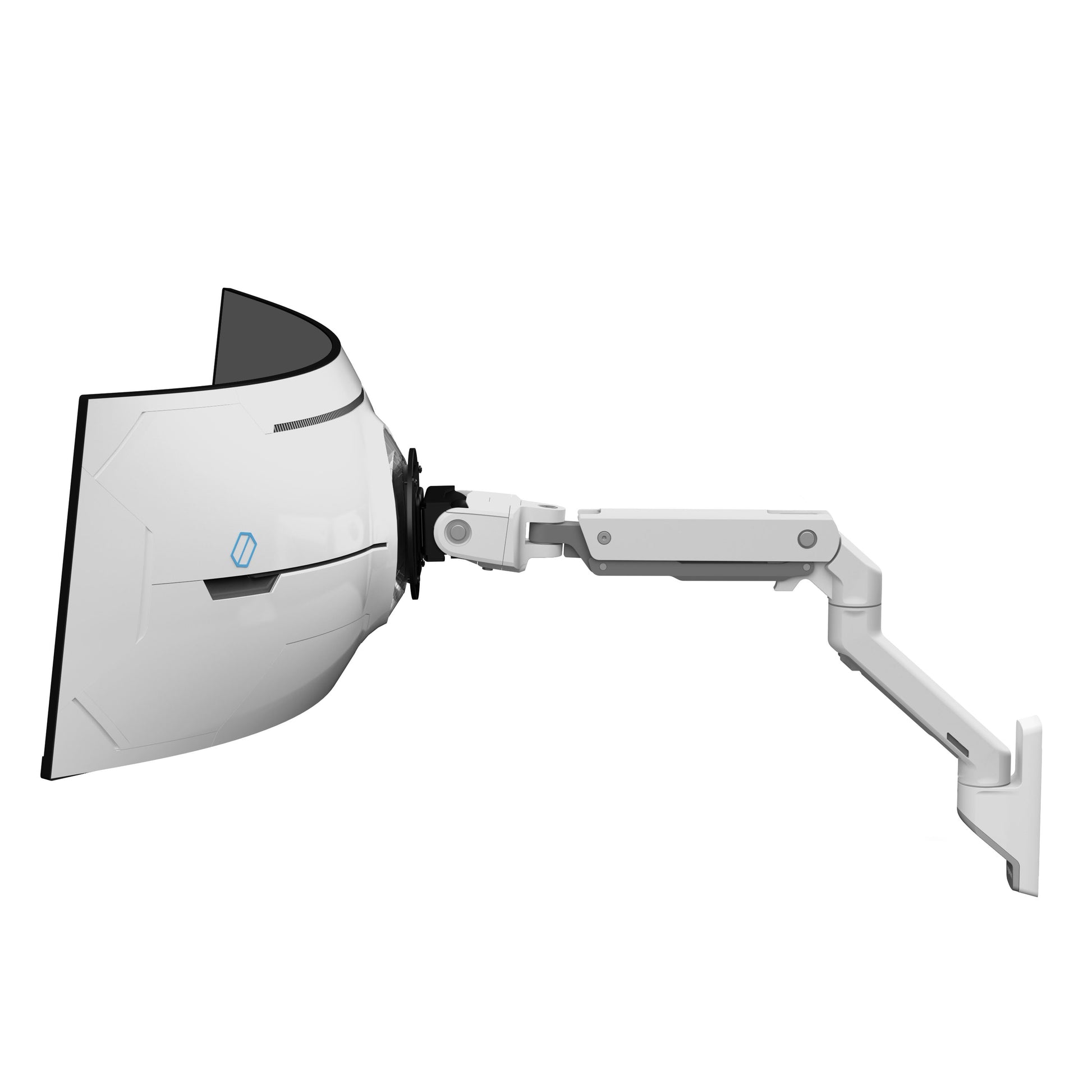 Ergotron Monitorarm, Wandmontage, Schwerlast, Drehbar