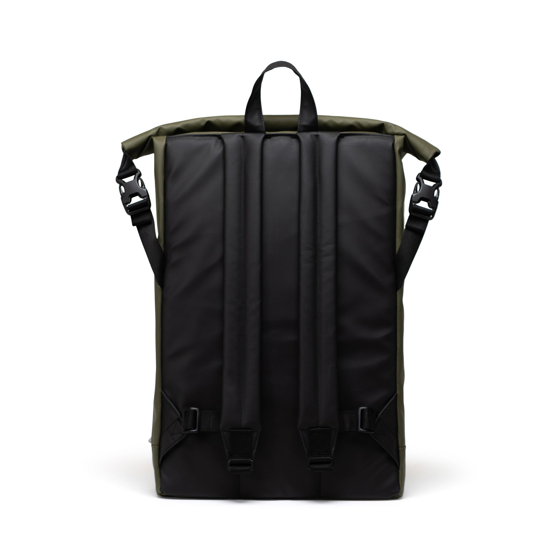Herschel Freizeit-Rucksack – 22,5 l, recyceltes Material, grün, Rolltop