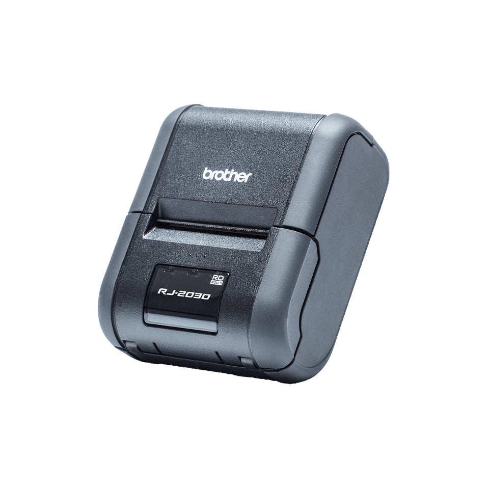 Brother RJ-2030 – Mobiler Handdrucker/Stempel, Thermodirekt, wiederaufladbar, USB, Bluetooth, 203 dpi, 152 mm/s