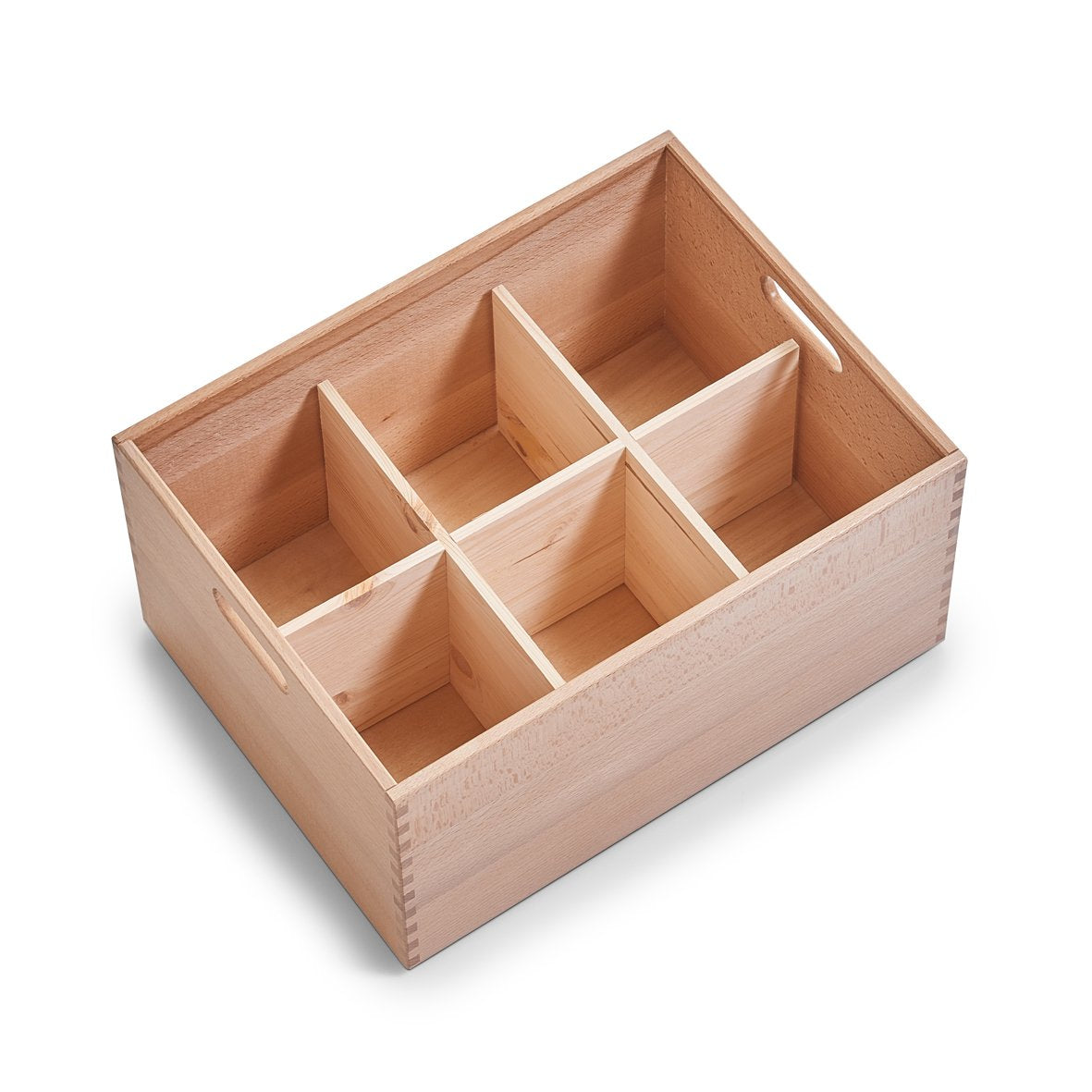 Zeller Present 13309 Aufbewahrungsbox ohne Deckel – Buche – Natur – 300 × 210 × 400 mm – mit Griff