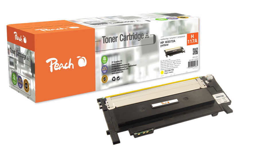 Peach Gelber Toner – Kompatibel – 700 Seiten – für HP Color Laser 150 a/150 nw/150 Serie