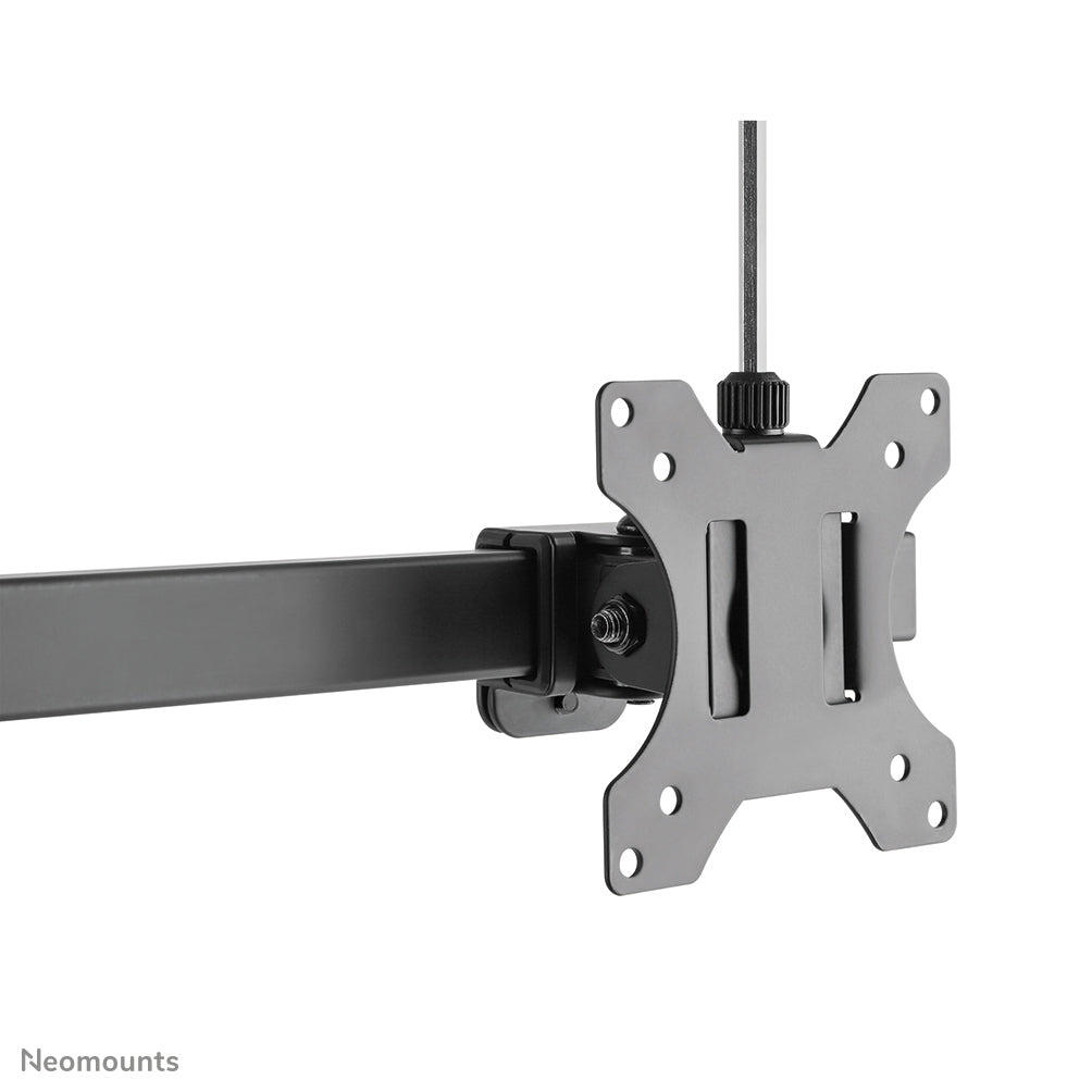 Neomounts Tischhalterung, Dual, Standfuss, bis 27", höhenverstellbar, neigen/schwenken/drehen, schwarz