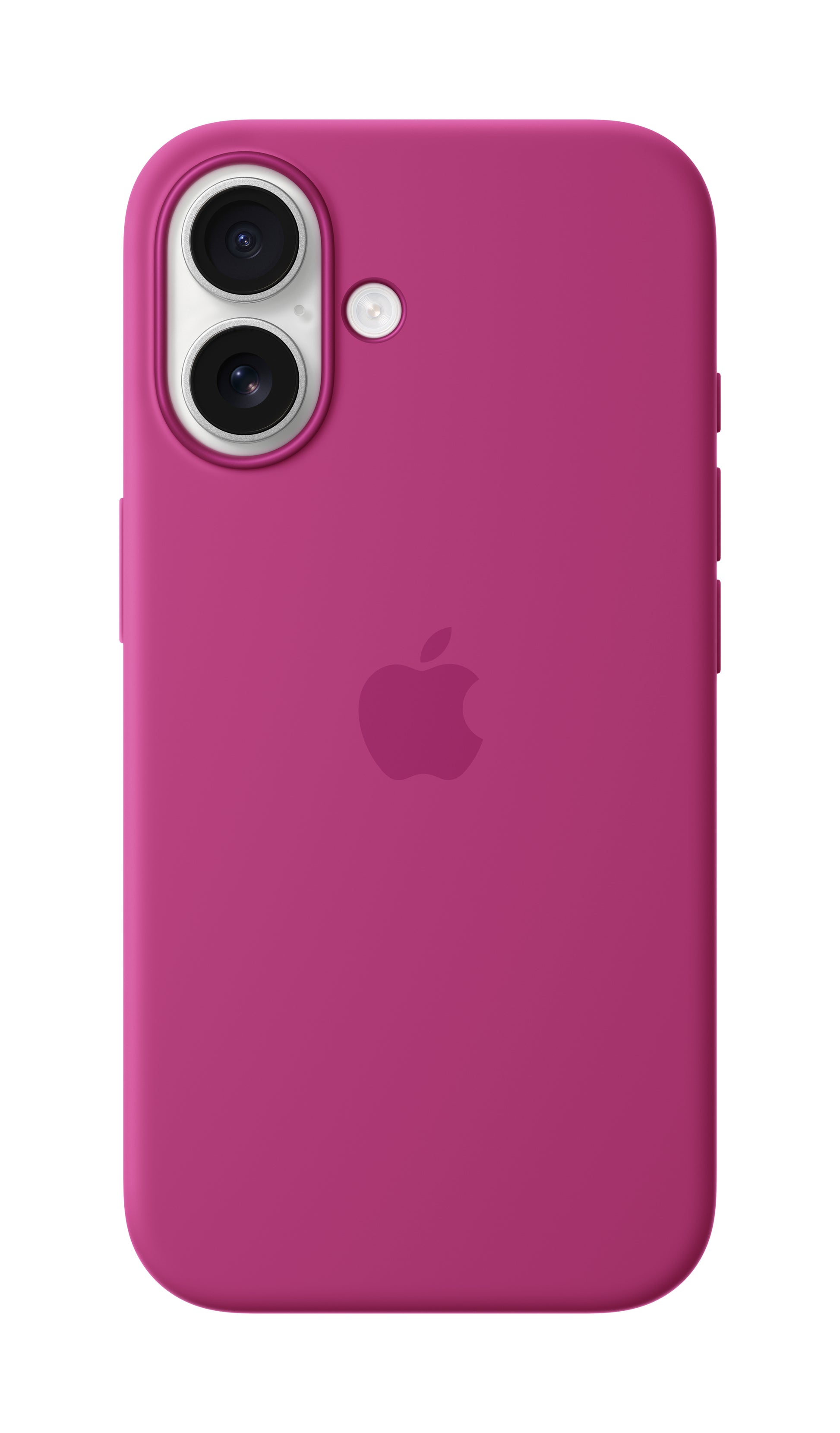 Apple Backcover – für Apple iPhone 16 – MagSafe, Silikon+Mikrofaser, Fuchsia
