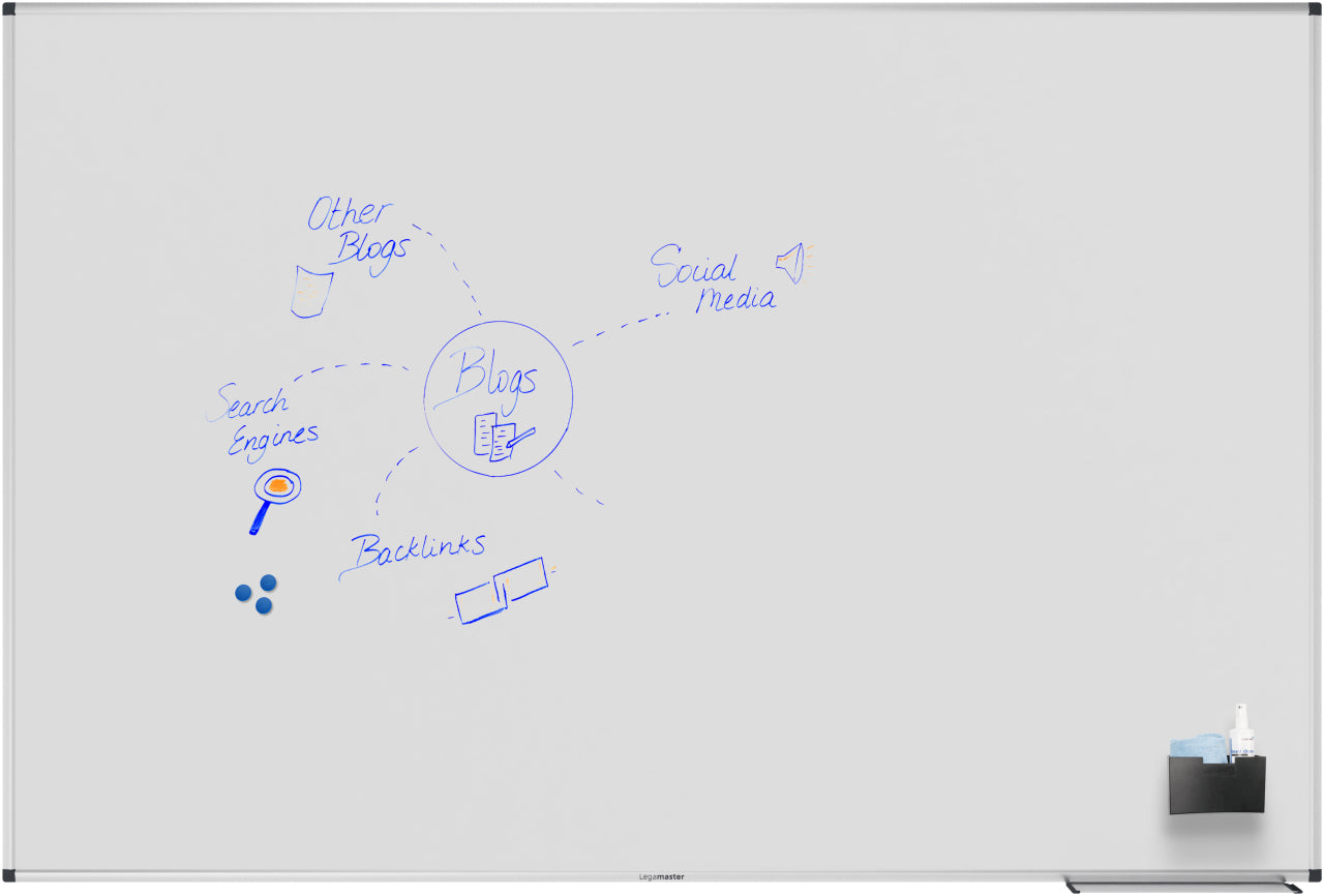 Legamaster UNITE PLUS Whiteboard – Emaille, magnetisch – 180 × 120 cm