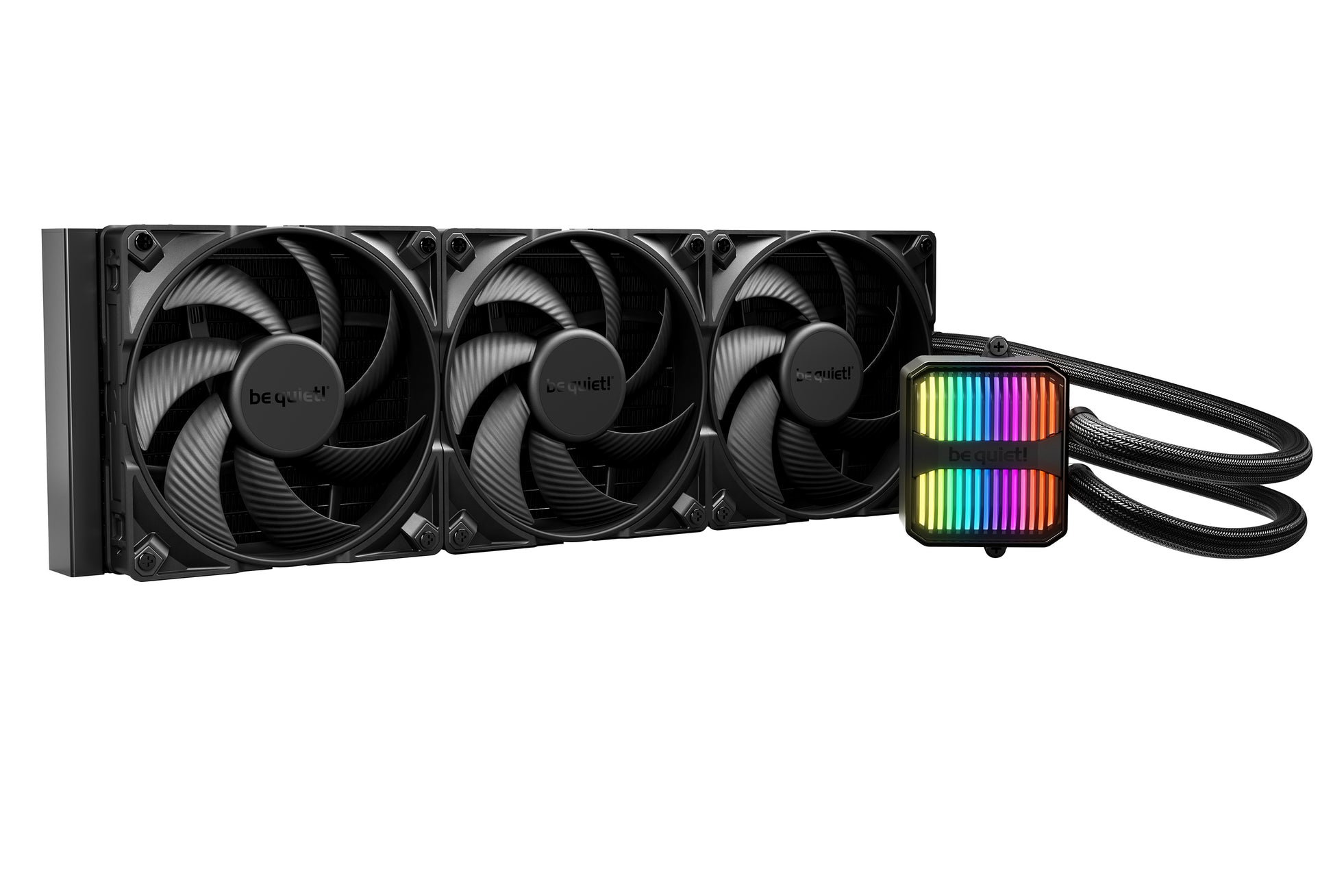be quiet! be quiet Silent Loop 3 420 mm – All-in-One Flüssigkeitskühler – 3×140 mm, Schwarz, für LGA 1700, AM5, AM4 und andere