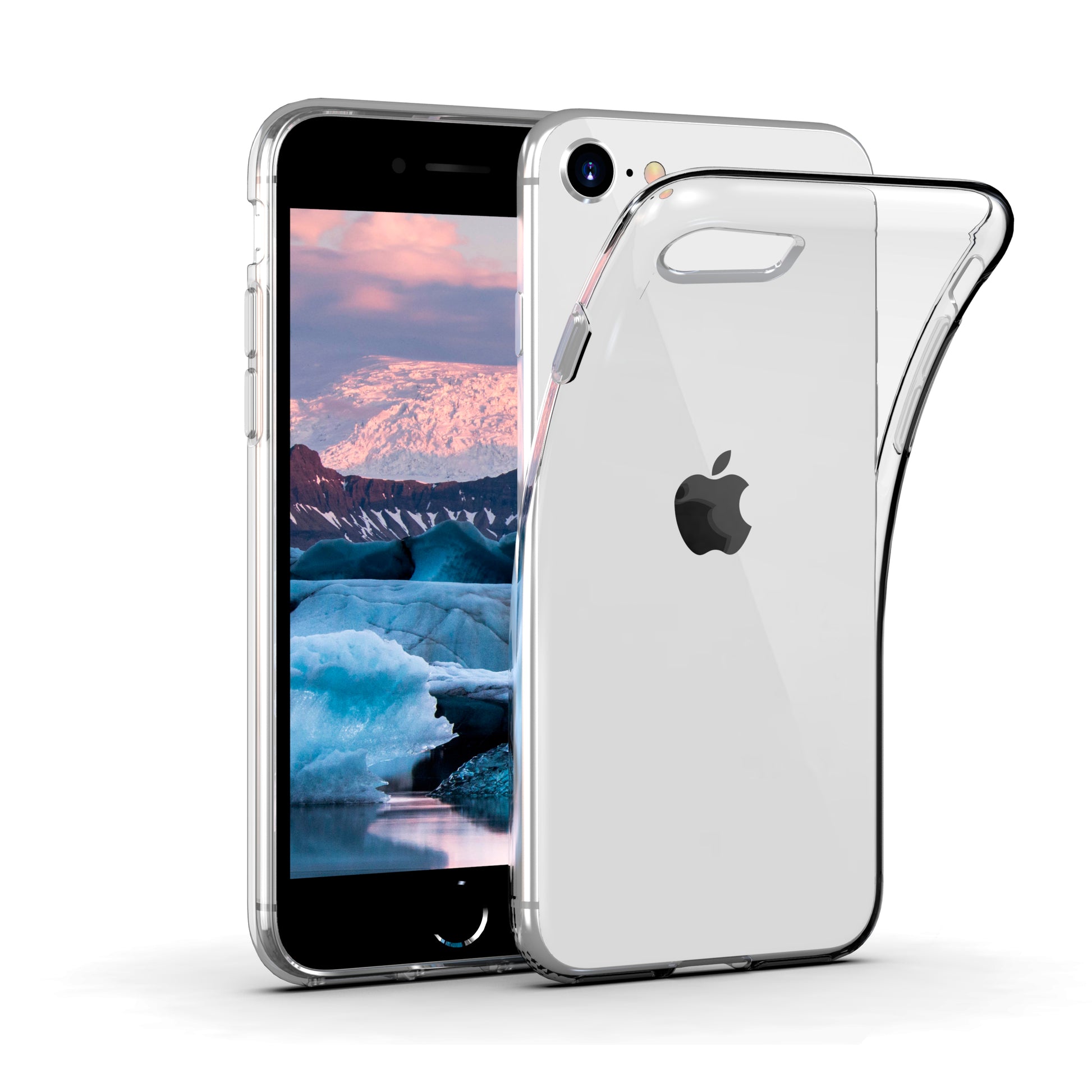 dbramante1928 Greenland Backcover – für Apple iPhone SE (2020)/7/8, Recycling-Kunststoff, transparent