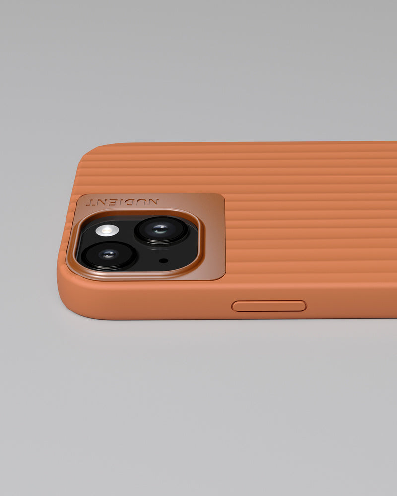 Nudient Bold – Backcover – für Apple iPhone 14 Plus, Kunststoff, Tangerine Orange