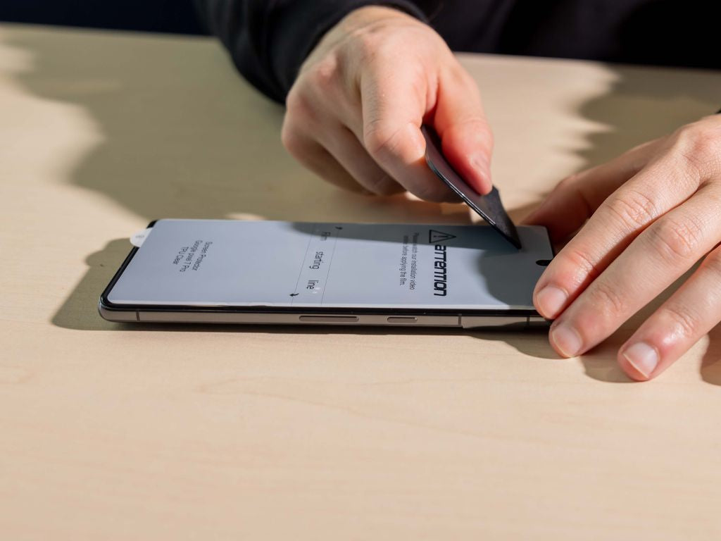 Quad Lock Displayschutz (Folie), fettabweisend – für Galaxy S24 Ultra