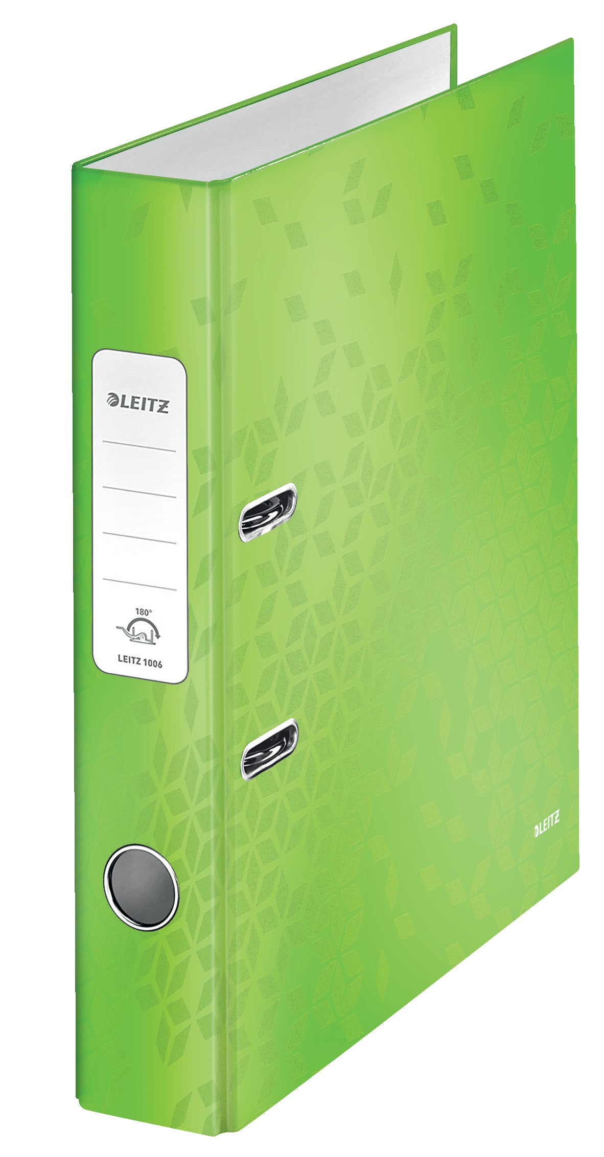 Leitz WOW 180° Ordner – für A4 – Rückenbreite 5,2 cm – Grün