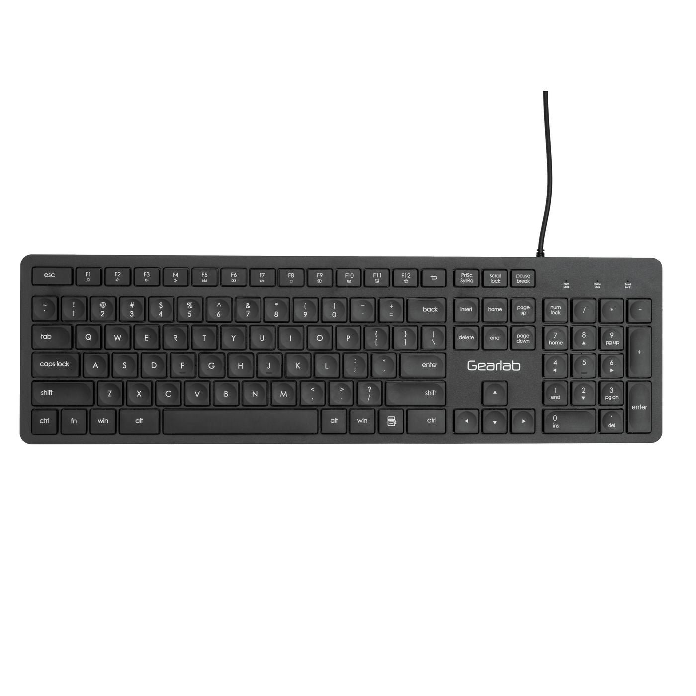 eSTUFF G220 – Tastatur – Membran, kabelgebunden, USB-A – QWERTY (US-INT) – Schwarz
