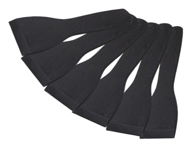 Kisag Raclette-Spachtel 6 Stk., 12 × 3,8 × 0,3 cm, Polyamid, schwarz