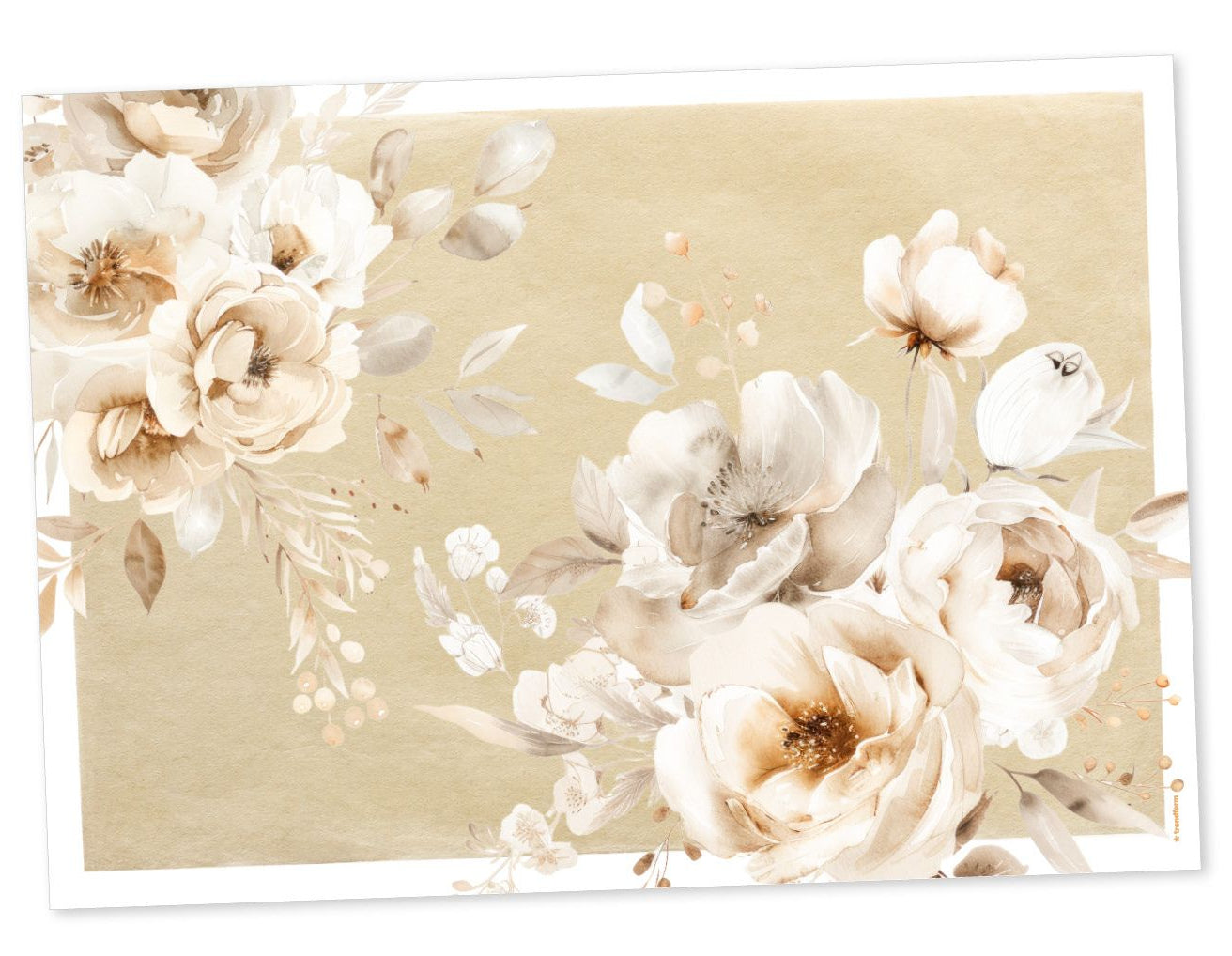 Trendform Tischset Blume, 42 × 29,7 cm – FSC – 6 Stk.