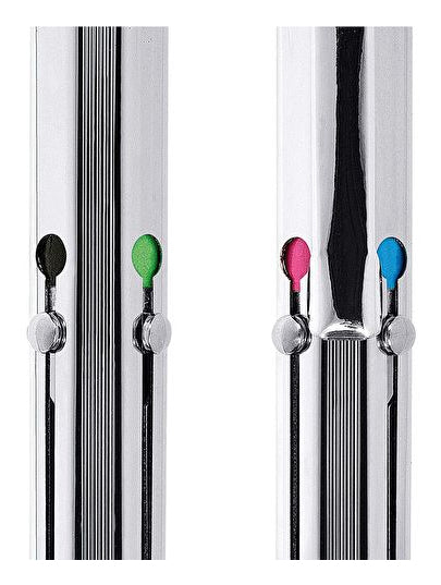 Wedo Multifunktions-Kugelschreiber – 4 Farben, Druck, Silber, 12er Pack, nachfüllbar