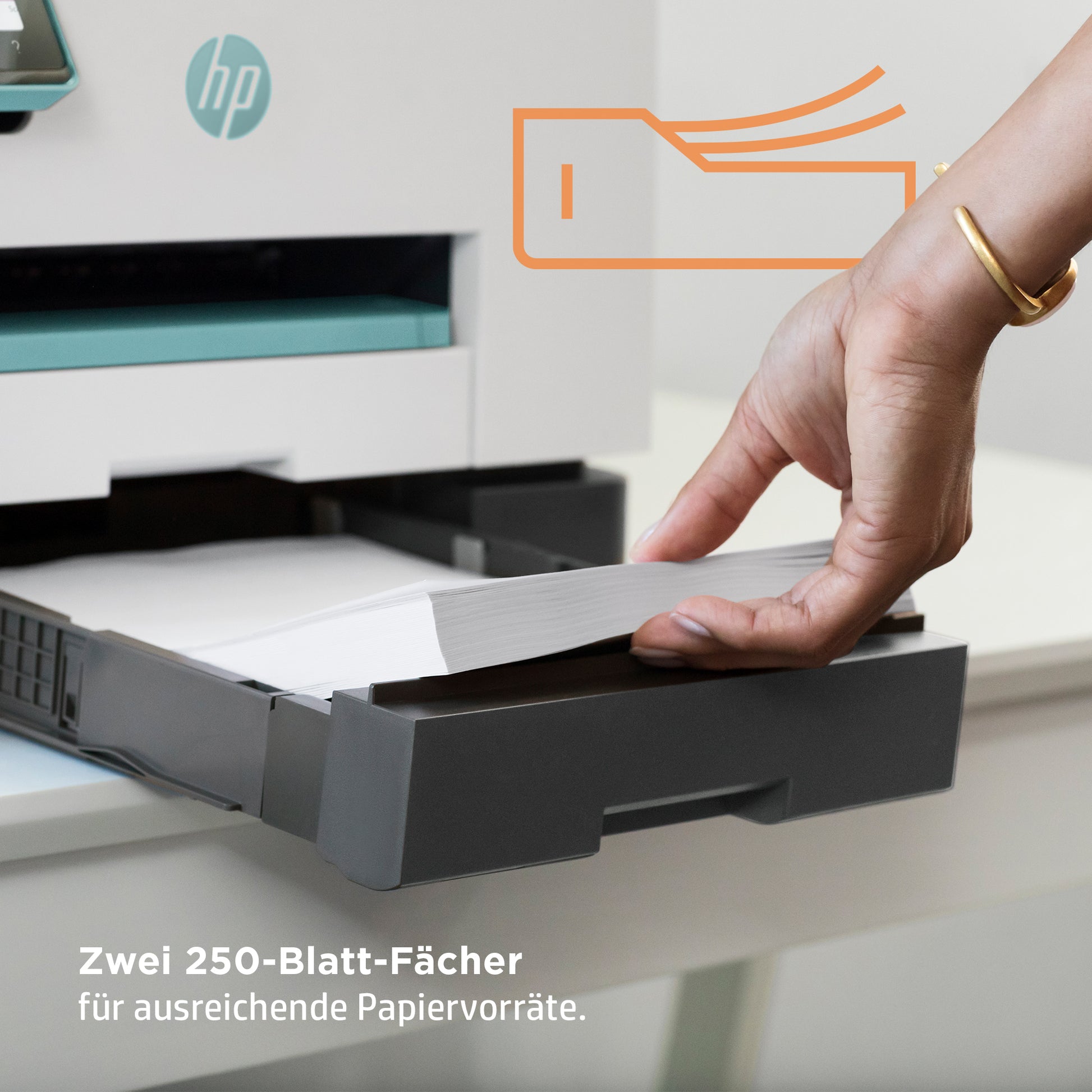 HP OfficeJet Pro 9025e – Farbtintenstrahl-Multifunktionsdrucker, A4, 4-in-1, Duplex, ADF, WLAN/LAN