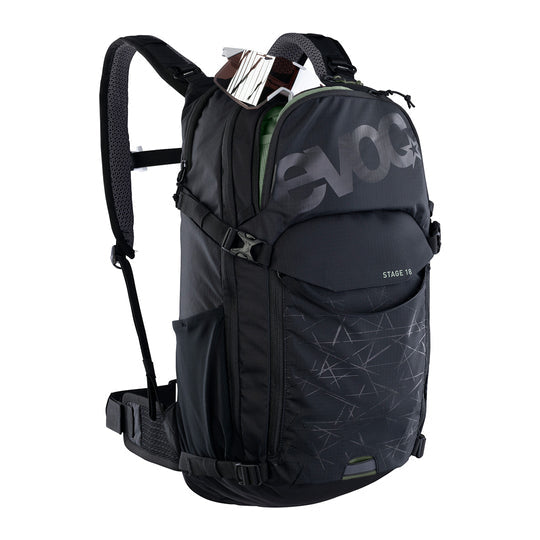 EVOC Stage – Bike-Rucksack – 18 l, Trinksystem, Schwarz