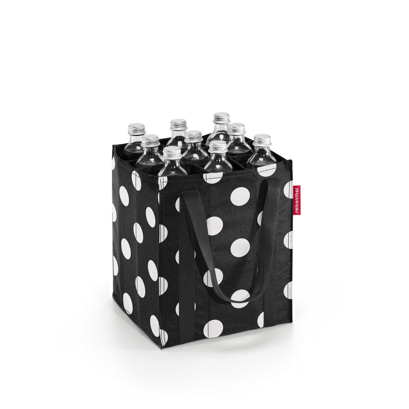 Reisenthel Stofftasche, Polyester, Motiv Punkte Weiss, 240×280×240 mm