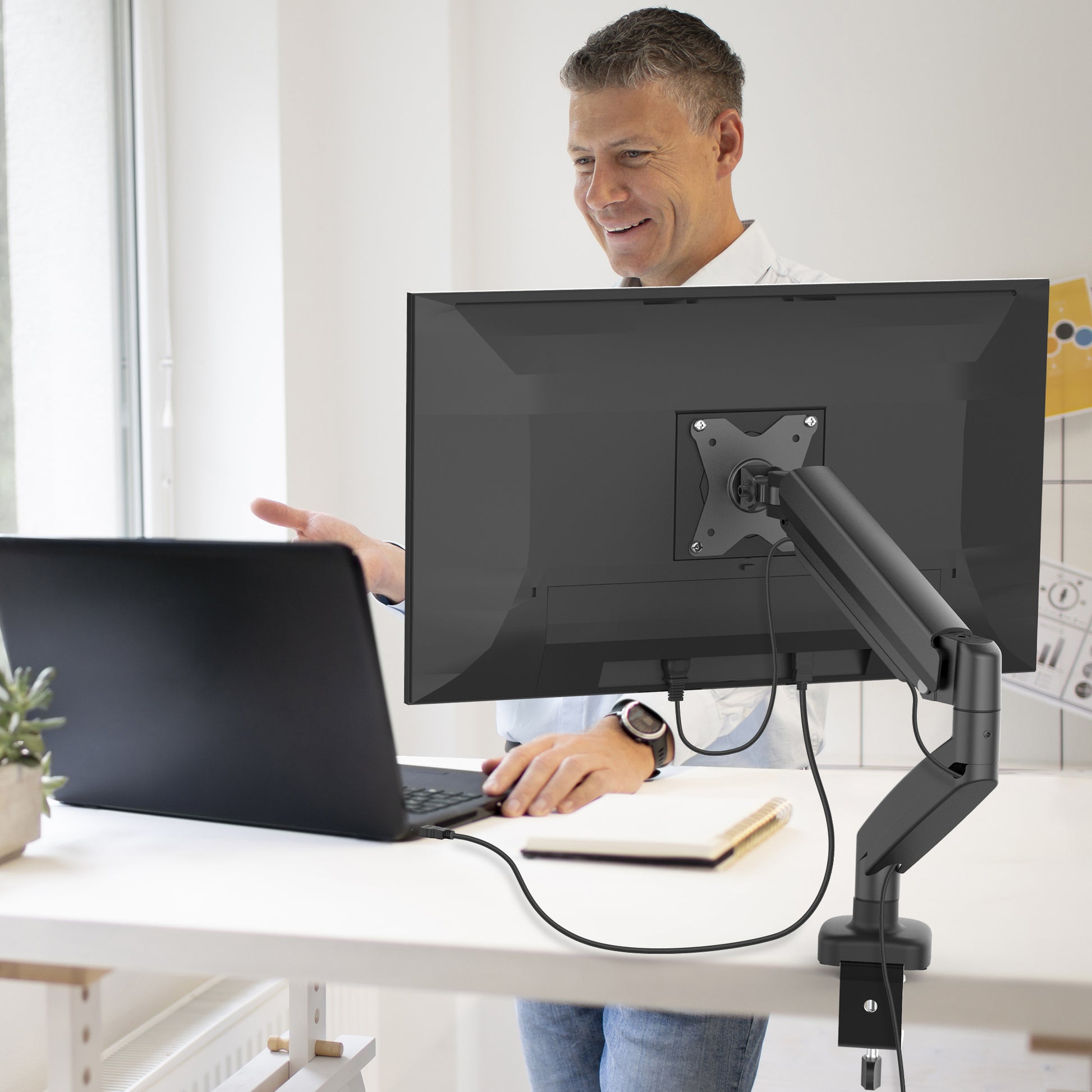 j5create Monitorhalterung, Ergonomisch