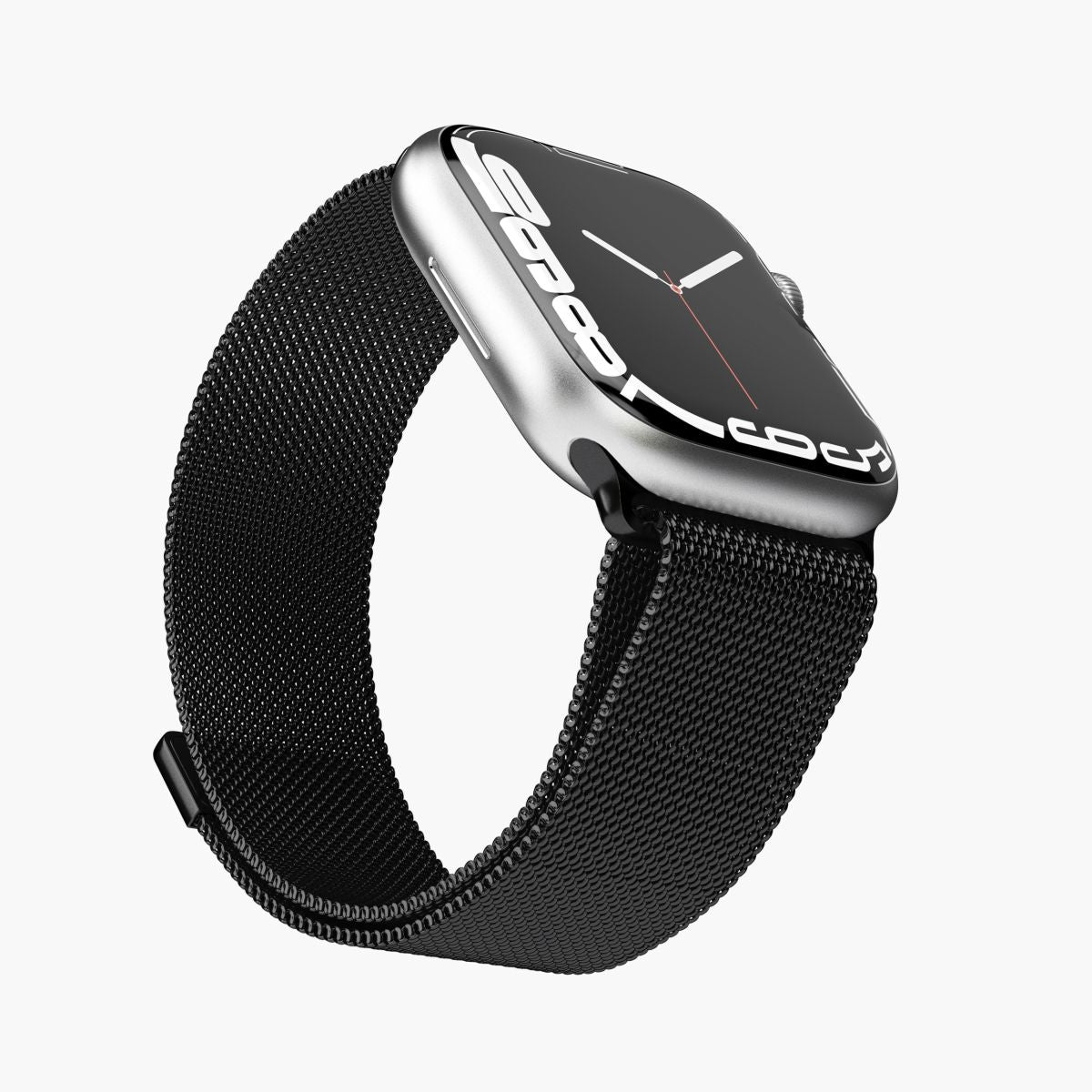 Vonmählen Milanese Loop 1 – Armband – für Apple Watch 38/40/41 mm, Schwarz, Edelstahl