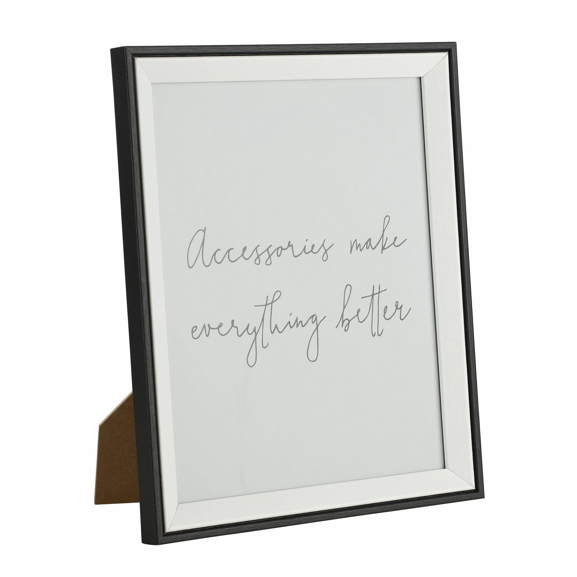 EGLO Renabie Bilderrahmen – für 20 × 25 cm – Glas & MDF & Holz, schwarz