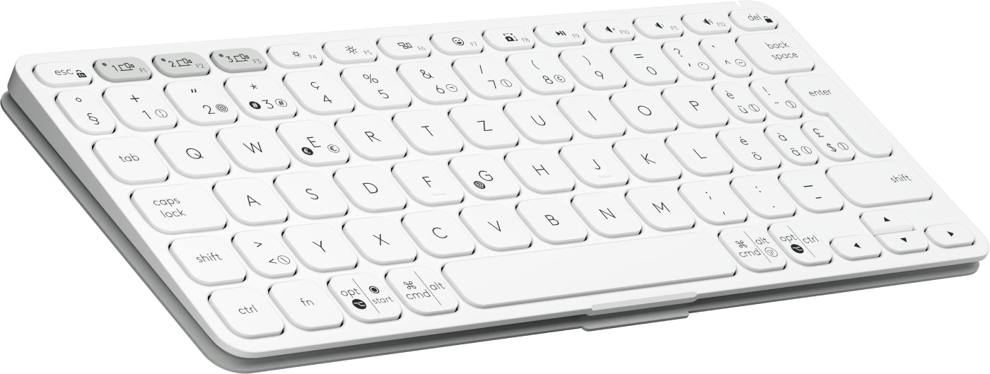 Logitech Keys-To-Go 2 – Tastatur, CH-Layout (DE-CH), Grau