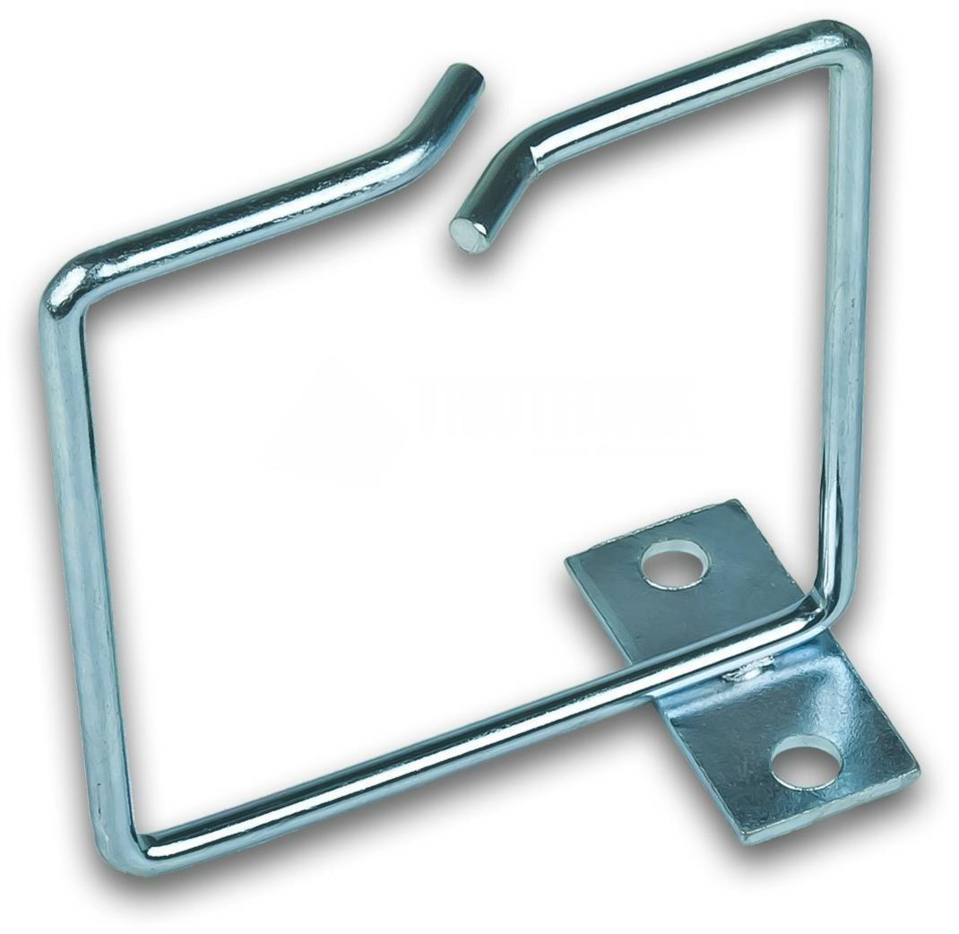 Wirewin KFH 80X80 LF/FG – Kabelhalterung, silber, Metall, 80 mm × 80 mm, 1 Stück