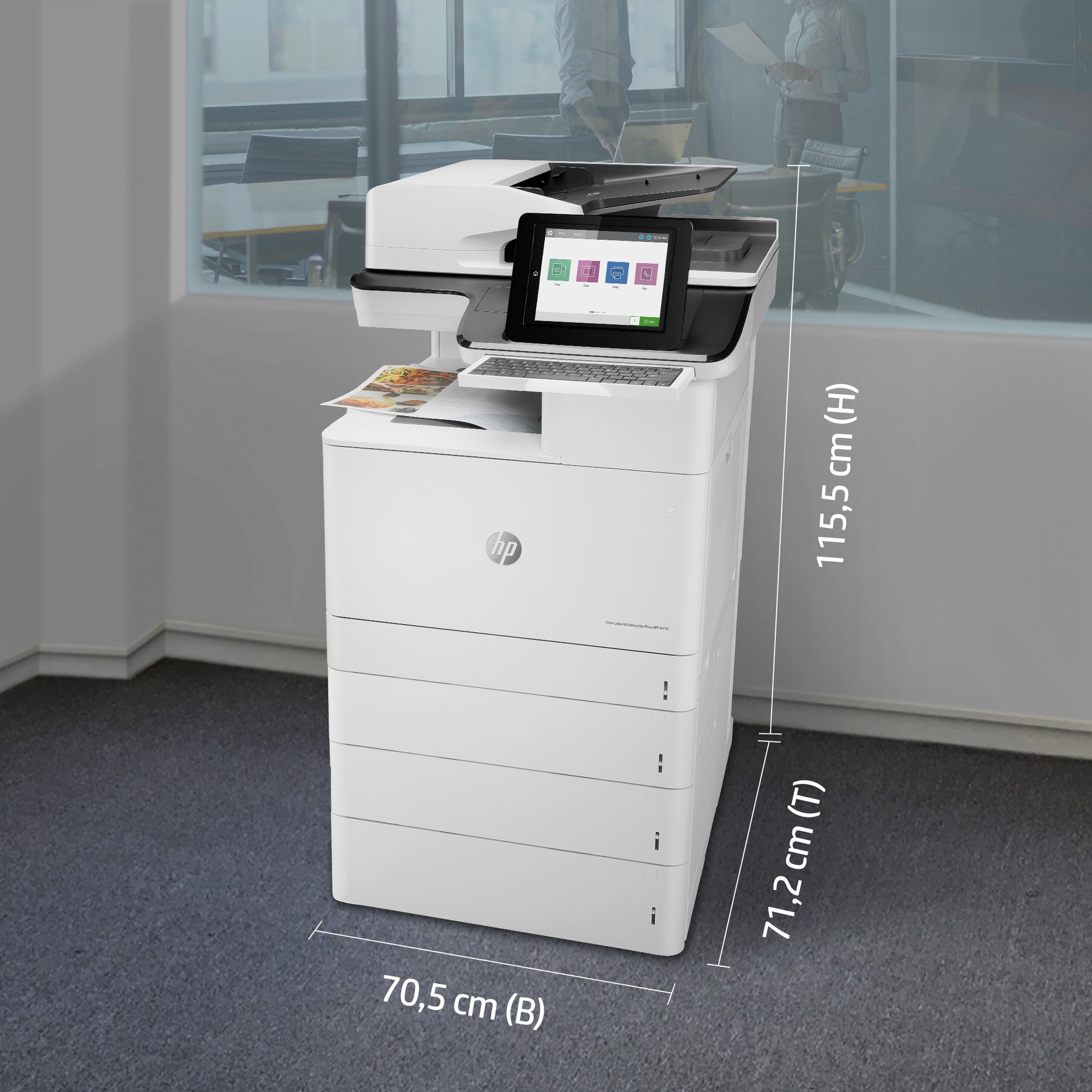 HP ENT FLOW M776Z – Farbiges Laser-MFP