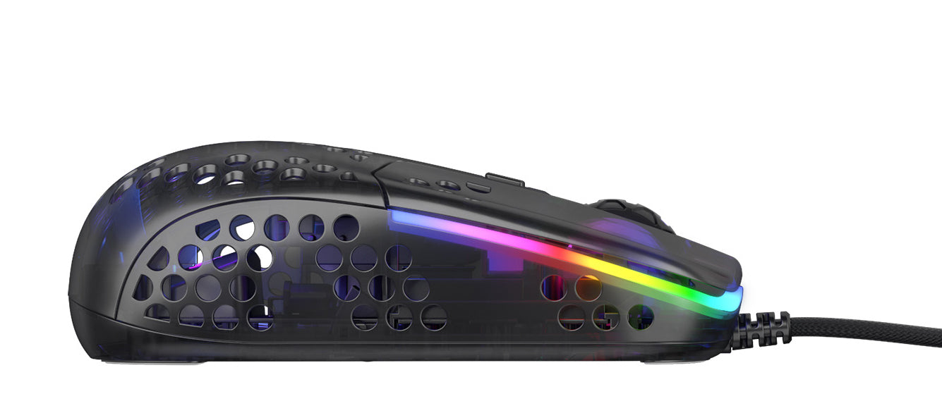 CHERRY XTRFY MZ1 – Gaming-Maus – Kabelgebunden (USB‑A), 16000 DPI, RGB-Beleuchtung, beidhändig, Schwarz