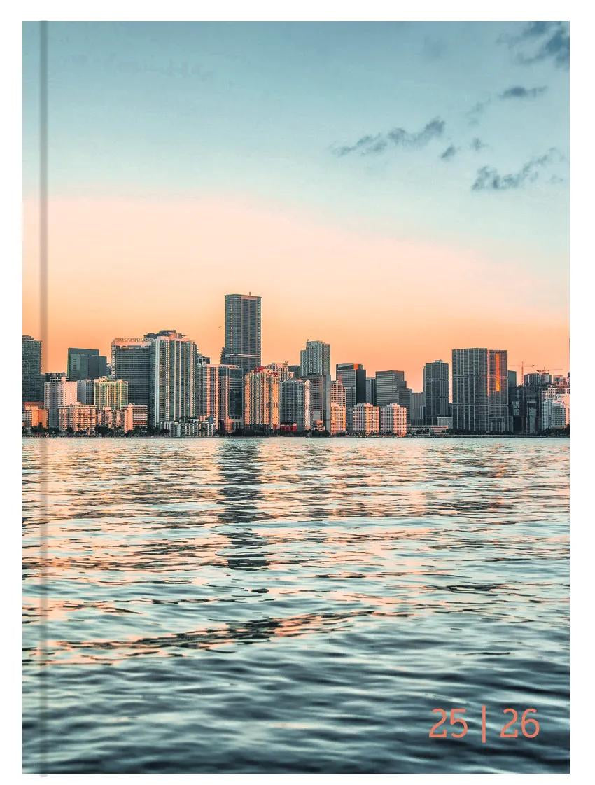 Biella mydiary Schüleragenda – 1 Tag/Seite, gebunden, 12 × 16,5 cm, Aug–Jul, Miami, FSC