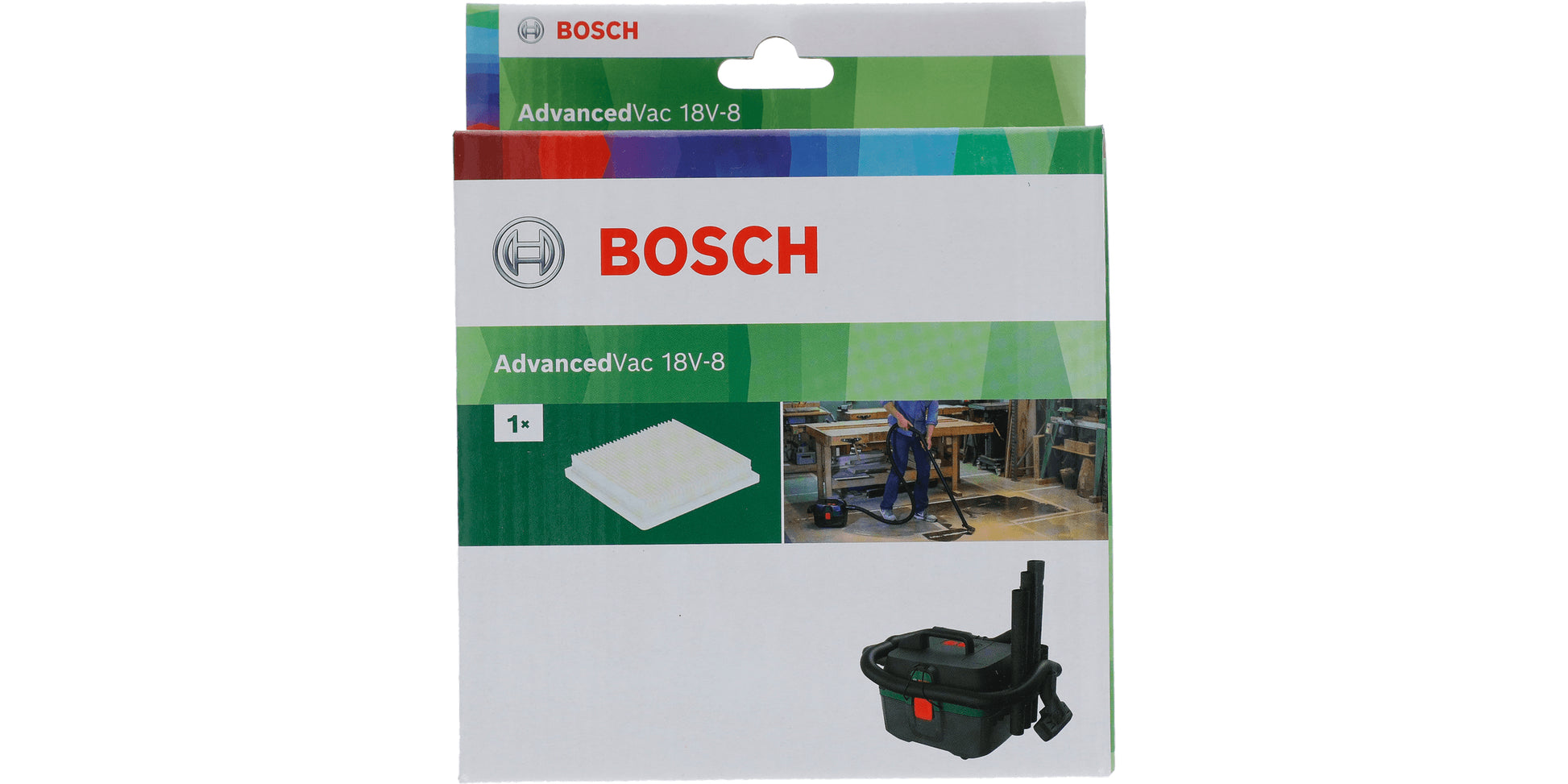 Bosch Filter – 1 Stück – für AdvancedVac 18V-8