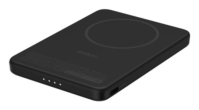 Belkin MagSafe Powerbank 5'000 mAh – 20 W PD, Wireless 15 W, 1× USB-C, Schwarz