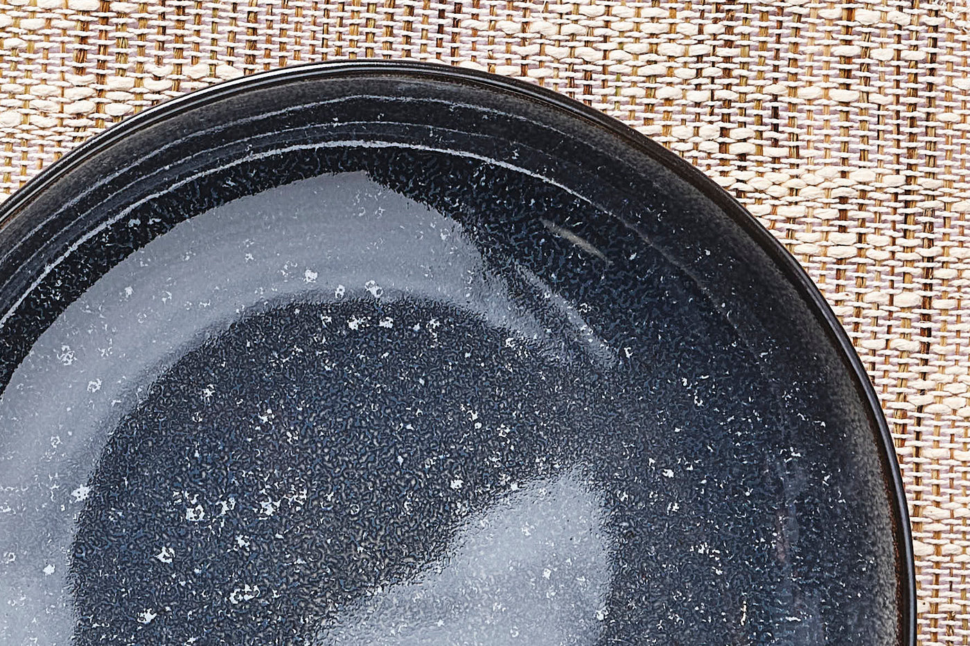 Björn IRIS Suppen- und Pastateller – Steinzeug, Dunkelblau, Ø 22,5 cm, 6 Stück