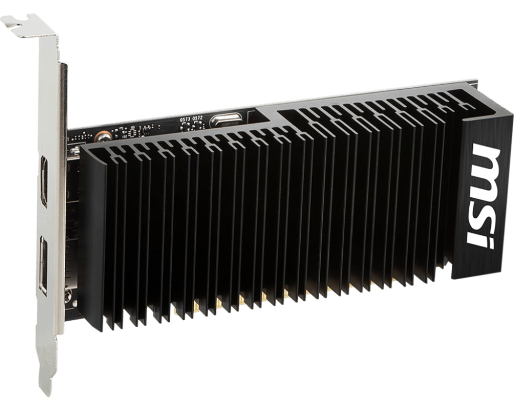MSI GeForce GT 1030 4GHD4 LP OC – PCIe Grafikkarte – 1×HDMI, 1×DisplayPort, PCIe 3.0, 20 W