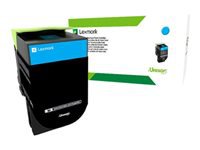 Lexmark Toner – cyan, 1000 Seiten