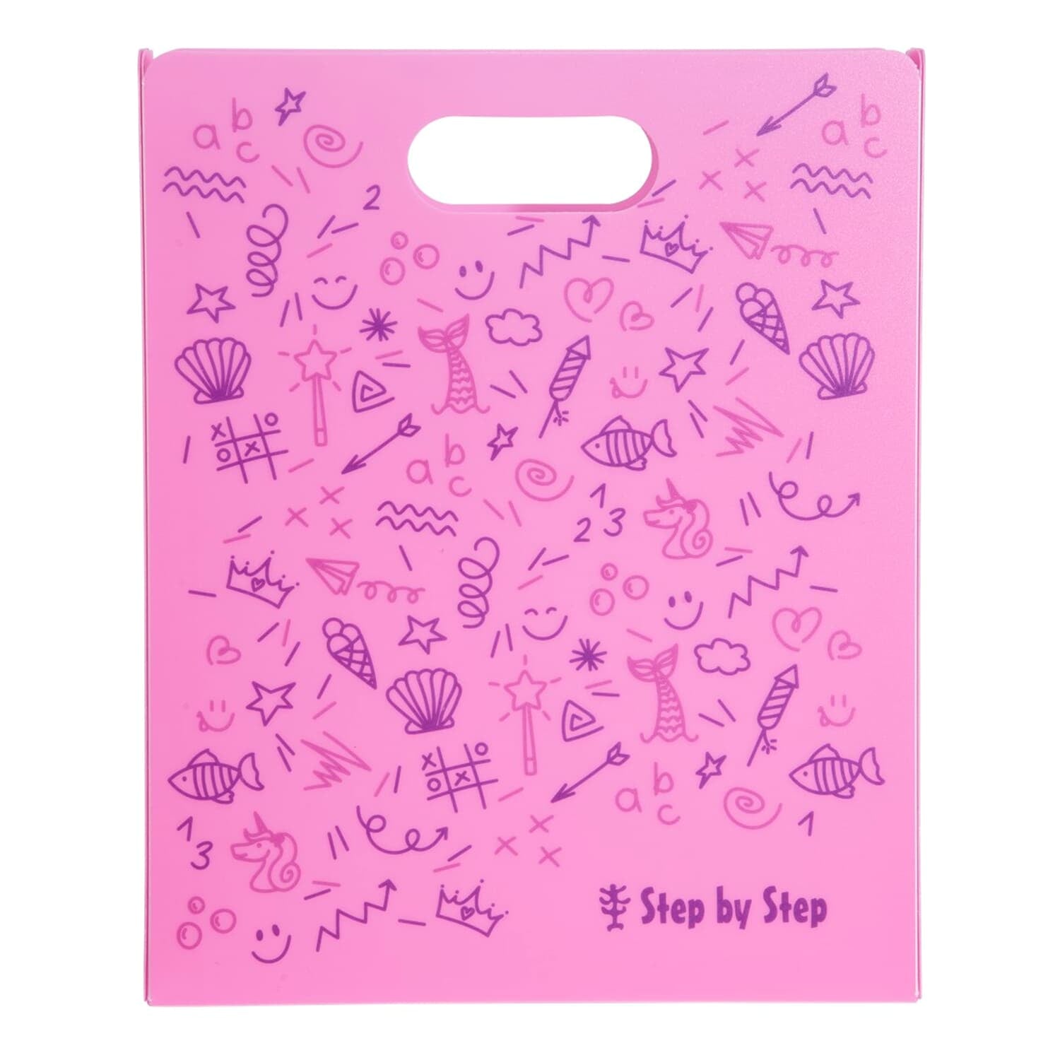 Step by Step Sammelmappe für A4, Kunststoff, pink