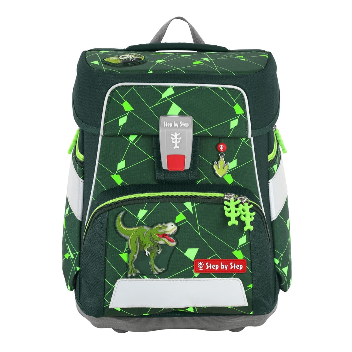 Step by Step Schulrucksack-Set Shine – 5-teilig – Dino Night Tyro