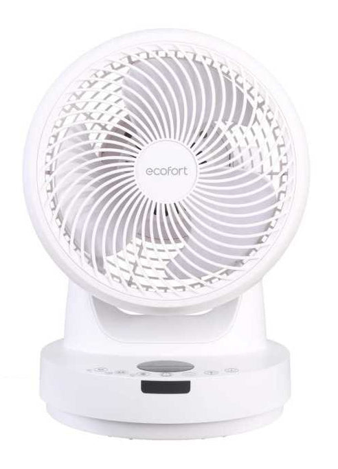 Ecofort Tischventilator ecoQ SilentAir Tavo – 25 cm, 8 Stufen, oszillierend, Fernbedienung, 30 W, 48 dB(A)