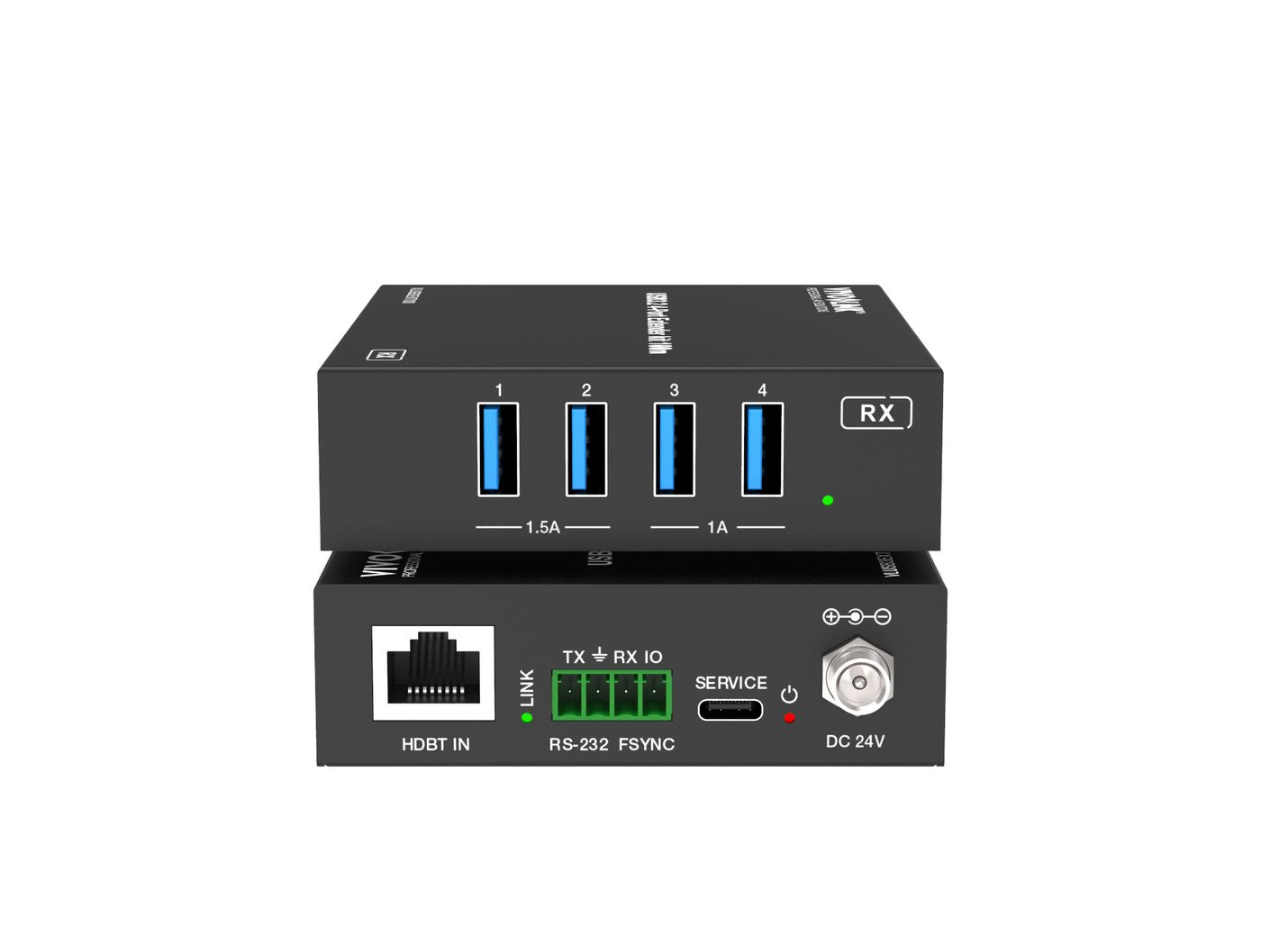 Vivolink USB 3.2 Gen 1 Extender, 4-Port, bis 100 m, 5 Gbit/s
