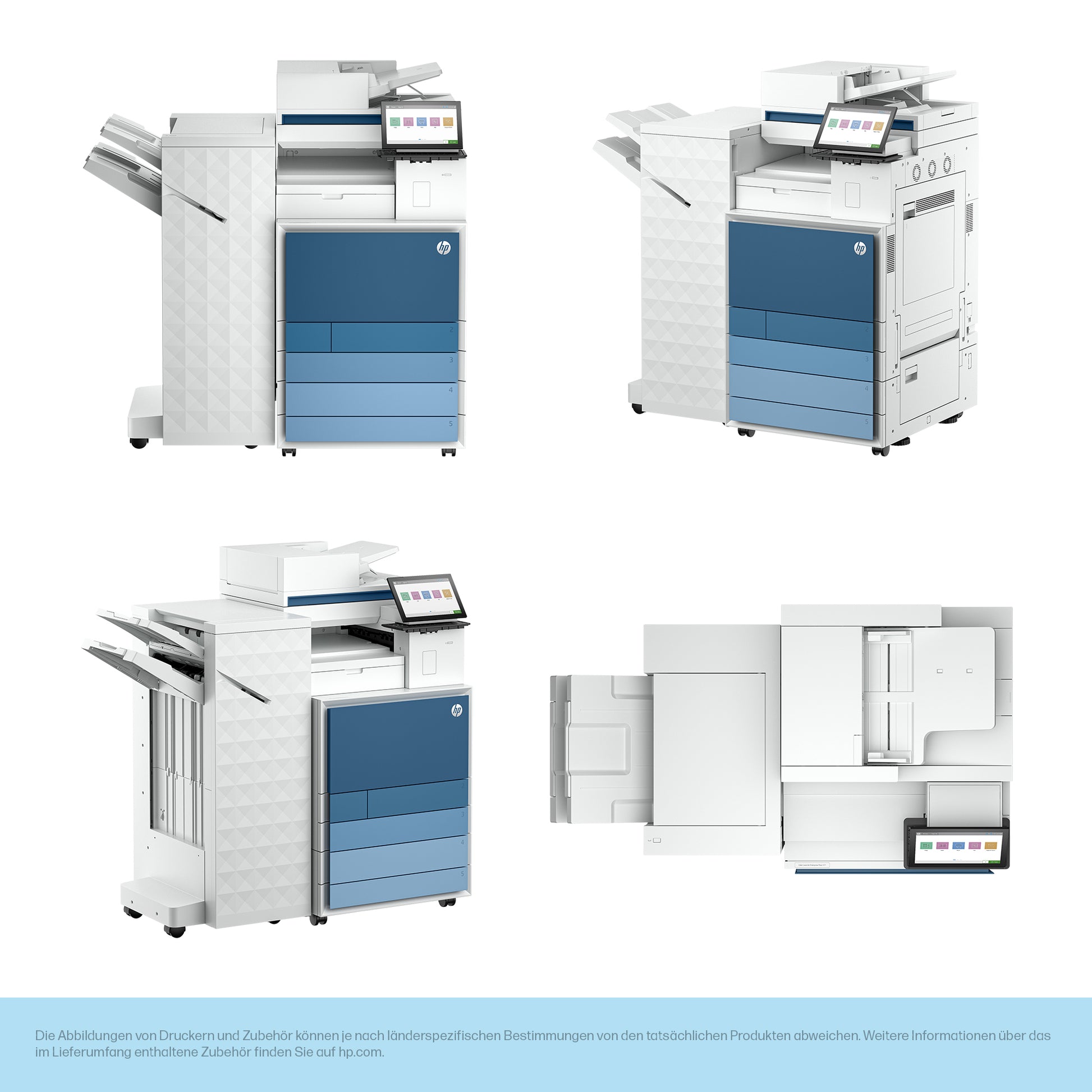 HP Color LJ Enterprise Flow 8801z+ – Farbiges Laser-MFP A3, 4-in-1 – USB/WLAN – Duplex, ADF – 60 S./Min. S/W