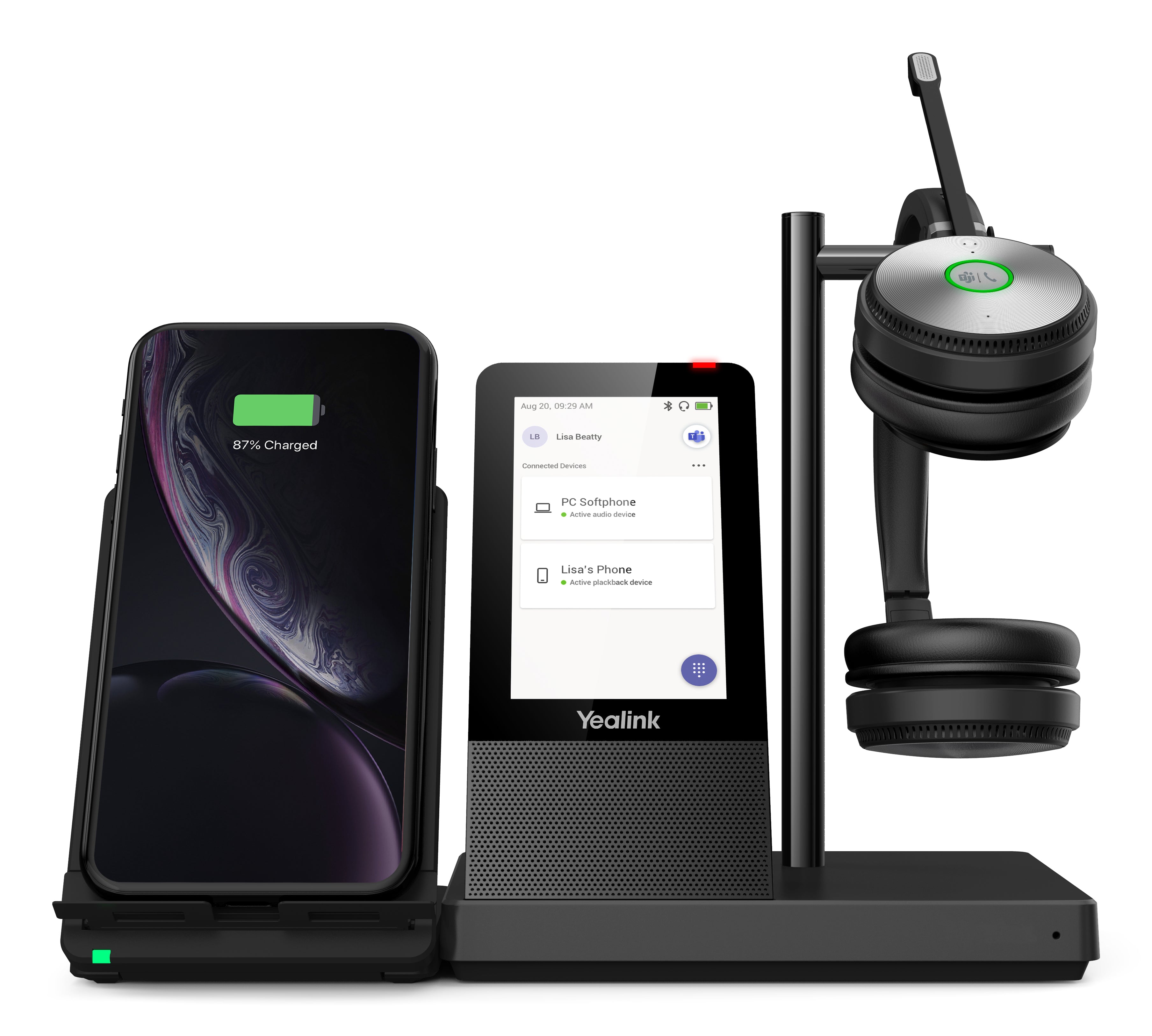 Yealink WH66 – Duo Headset – DECT – für Microsoft Teams