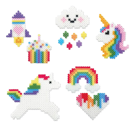 URSUS Bügelperlen-Set Regenbogen – 2000 Perlen