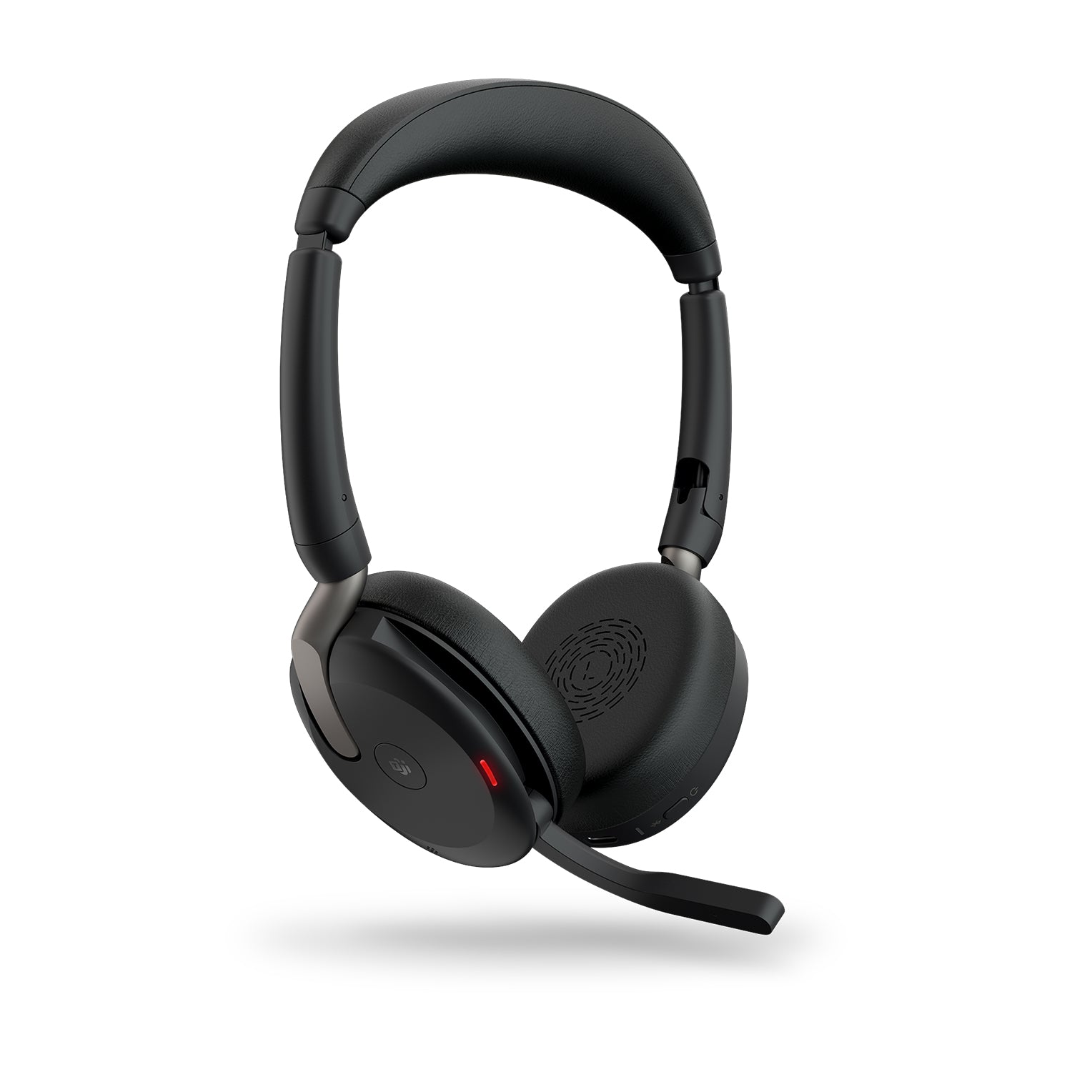 Jabra Evolve2 65 Flex – Duo Headset – USB‑A, Bluetooth, Kabelloses Laden – für Microsoft Teams