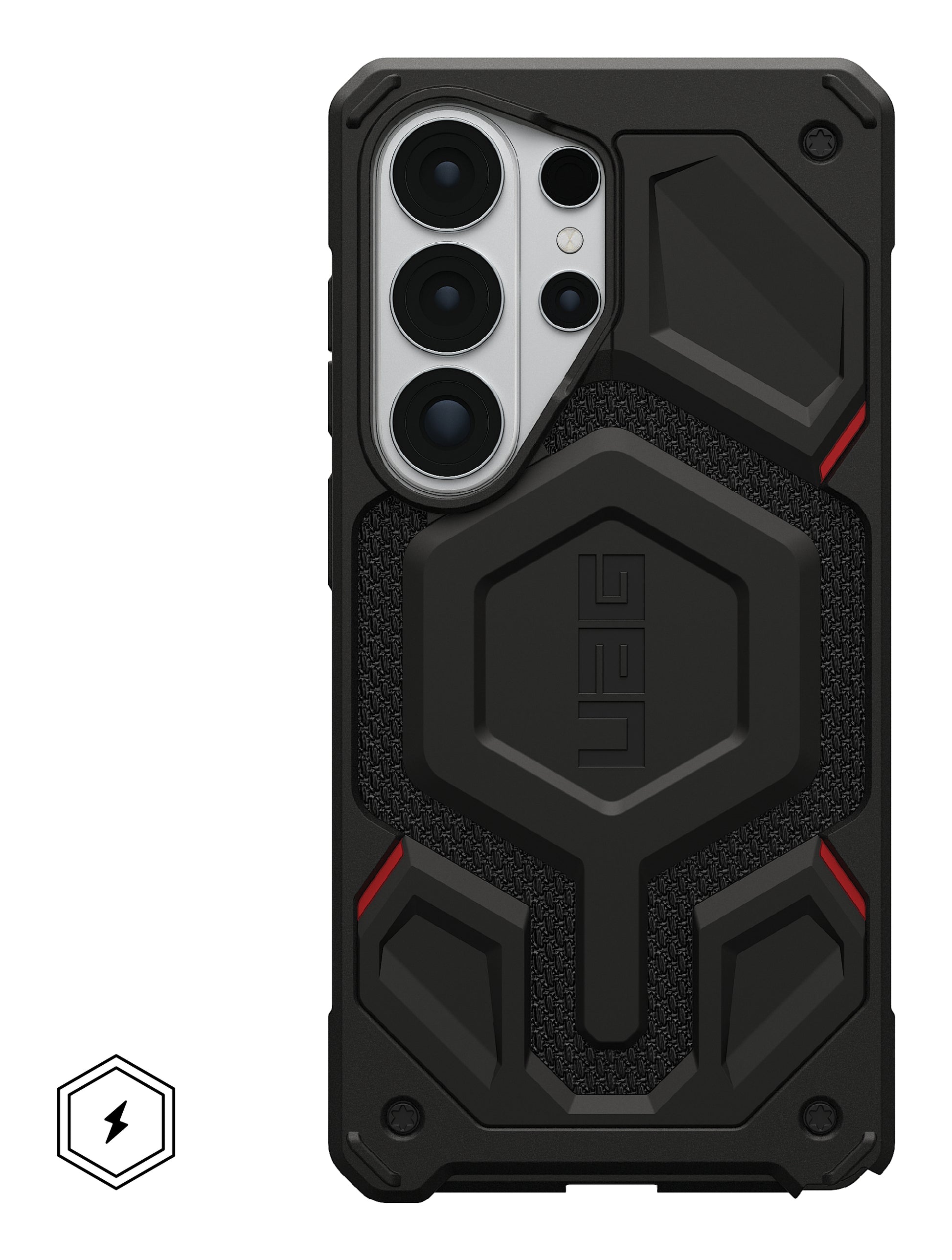 Urban Armor Gear UAG Monarch Pro – Rückcover – für Samsung Galaxy S26 Ultra, MagSafe, Kevlar+Kunststoff, Schwarz