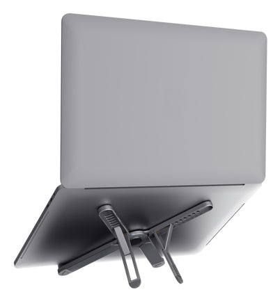 Trust Laptop- & Tablet-Ständer – für Notebooks bis 17,3", Aluminium, Grau