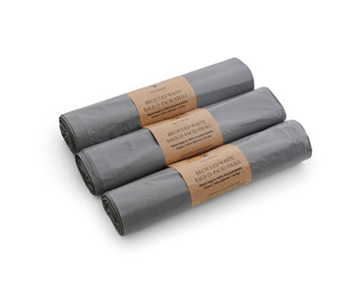 ReCollector Kehrichtsack – 10 l, Recycling-Kunststoff, Blaugrau, 345 × 320 mm