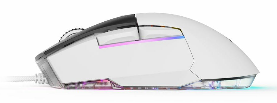 R-Go Tools Sharkoon SKILLER SGM35 – Maus – Kabelgebunden (USB‑A), 6400 DPI, Rechts, Weiss